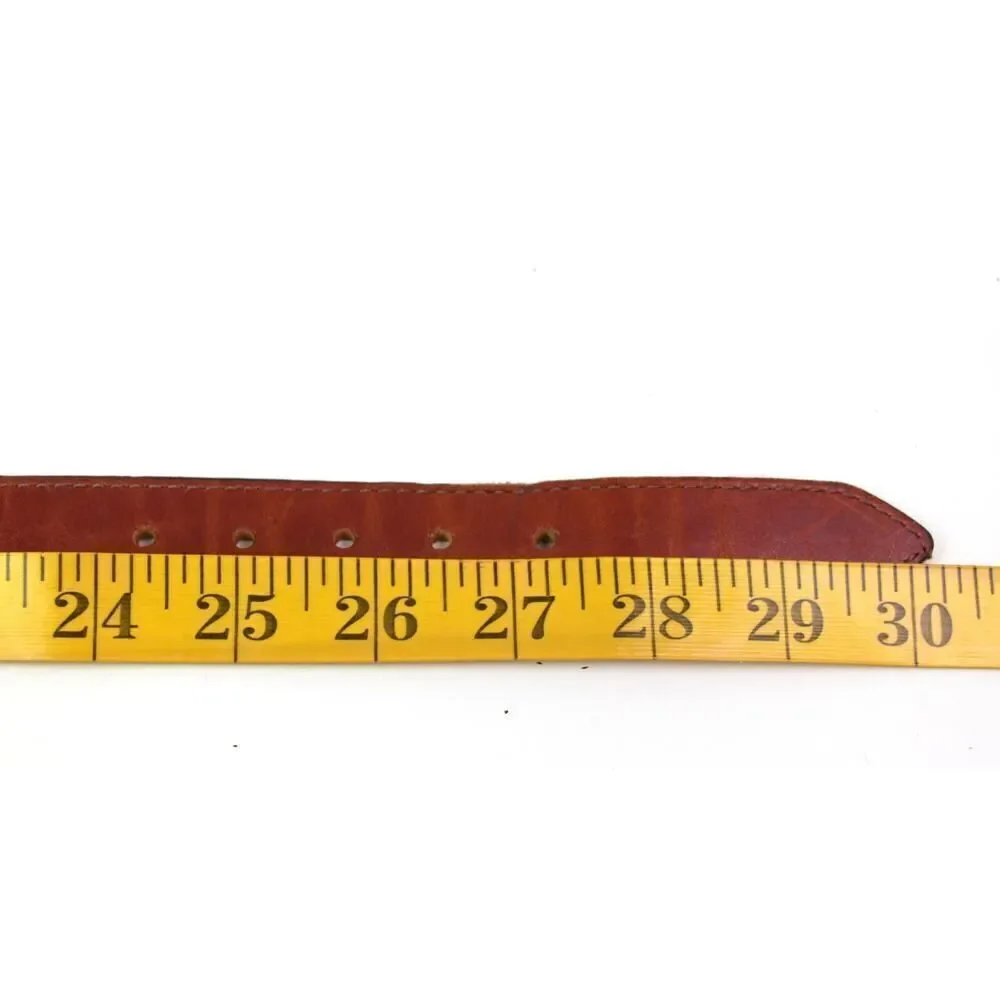 Honest BROWN GENUINE LEATHER 1 1/4